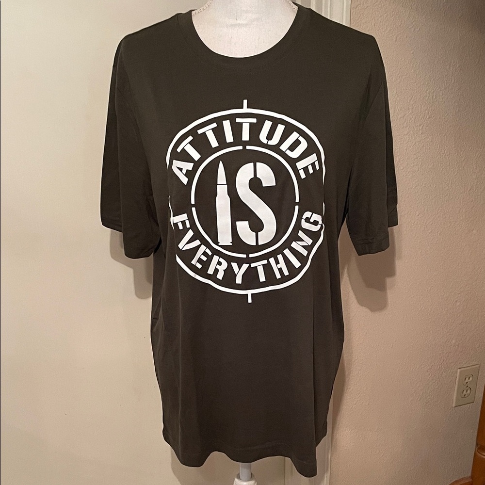 Men's Olive Graphic T-Shirt!